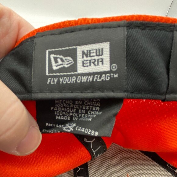 59Fifty Houston Astros baseball hat Orange blue Size 7.5 New Era - Picture 9 of 10